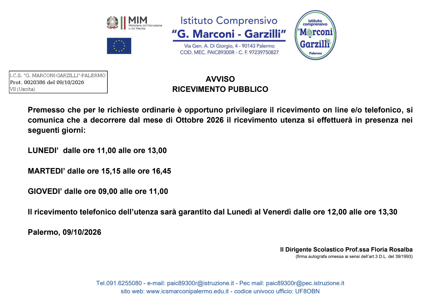 AVVISO